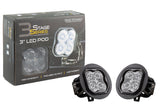 SS3 LED Fog Light Kit for 2007-2013 Toyota Tundra White SAE/DOT Driving Sport Diode Dynamics