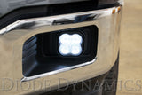 Stage Series 3 Inch Type F2 SS3 Fog Light Kit 3,000 Lumens White SAE Fog Diode Dynamics