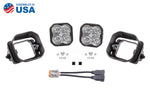 Stage Series 3 Inch Type F2 SS3 Fog Light Kit 3,000 Lumens White SAE Fog Diode Dynamics