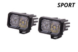 Stage Series 2 Inch LED Pod, Sport White Driving Standard WBL Pair