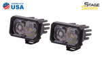 Stage Series 2 Inch LED Pod, Pro White Spot Standard BBL Pair
