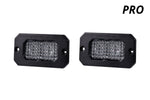 Stage Series 2 Inch LED Pod, Pro White Flood Flush RBL Pair