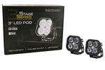 SS3 LED Pod Pro White Combo Standard Pair Diode Dynamics