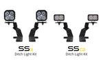 SS3 LED Ditch Light Kit for 2015-2020 Ford F-150 Sport White Combo Diode Dynamics