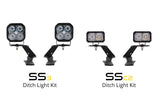 SS3 LED Ditch Light Kit for 2019-2021 Ford Ranger, Sport White Combo Diode Dynamics
