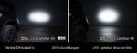 SS6 LED Lightbar Kit for 2019-2021 Ford Ranger, White Wide