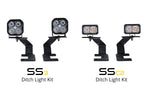 SS3 LED Ditch Light Kit for 2015-2021 Chevrolet Colorado, Sport White Combo Diode Dynamics
