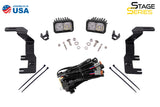 SS3 LED Ditch Light Kit for 2015-2021 Chevrolet Colorado, Sport White Combo Diode Dynamics