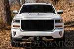 SS3 LED Ditch Light Kit for 2014-2019 Silverado/Sierra, Pro White Combo Diode Dynamics