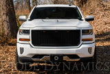 SS3 LED Ditch Light Kit for 2014-2019 Silverado/Sierra, Pro White Combo Diode Dynamics