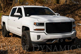 SS3 LED Ditch Light Kit for 2014-2019 Silverado/Sierra, Pro Yellow Combo Diode Dynamics