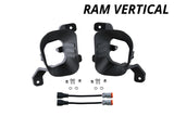 SS3 Ram Vertical Fog Light Mounting Bracket Kit Diode Dynamics