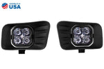 SS3 LED Fog Light Kit for 10-18 Ram 2500/3500 White SAE/DOT Driving Pro Diode Dynamics