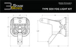 SS3 LED Pod Max Type SDX Kit White SAE Fog Diode Dynamics