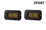 Stage Series 2in LED Pod Sport Yellow Combo Flush ABL Pair Diode Dynamics
