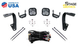 SS3 LED Ditch Light Kit for 2010-2021 Toyota 4Runner Sport White Combo Diode Dynamics