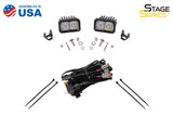 SS3 LED Ditch Light Kit for 2010-2021 Toyota 4Runner Sport White Combo Diode Dynamics