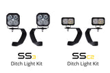 SS3 LED Ditch Light Kit for 2010-2021 Toyota 4Runner Pro White Combo Diode Dynamics