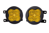 SS3 LED Fog Light Kit for 2005-2007 Ford Freestyle Yellow SAE/DOT Fog Max w/ Backlight Diode Dynamics
