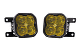 SS3 LED Fog Light Kit for 2010-2018 Ford Transit Connect Yellow SAE/DOT Fog Sport w/ Backlight Diode Dynamics