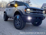 SS3 LED Fog Light Kit for 2021 Ford Bronco (w/ Standard Bumper) Yellow SAE/DOT Fog Sport w/ Backlight Diode Dynamics