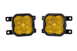 SS3 LED Fog Light Kit for 2019-2021 Ford Ranger Yellow SAE/DOT Fog Max w/ Backlight Diode Dynamics
