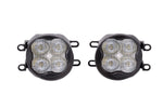 SS3 LED Fog Light Kit for 2015 Lexus RX450h White SAE/DOT Fog Pro w/ Backlight Diode Dynamics