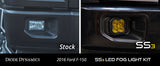 SS3 LED Fog Light Kit for 2015-2020 Ford F-150 White SAE/DOT Fog Sport w/ Backlight Diode Dynamics