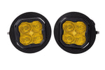 SS3 LED Fog Light Kit for 2011-2014 Ford F-150 Yellow SAE/DOT Fog Sport w/ Backlight Diode Dynamics