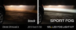 SS3 LED Fog Light Kit for 2011-2014 Ford F-150 Yellow SAE/DOT Fog Sport w/ Backlight Diode Dynamics