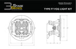 SS3 LED Fog Light Kit for 2006-2010 Ford F-150 White SAE/DOT Fog Max w/ Backlight Diode Dynamics
