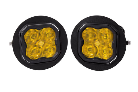 SS3 LED Fog Light Kit for 2011-2014 Ford F-150 Yellow SAE/DOT Fog Max w/ Backlight Diode Dynamics