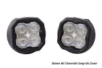 SS3 LED Fog Light Kit for 2007-2013 Chevrolet Avalanche White SAE/DOT Fog Sport w/ Backlight Diode Dynamics