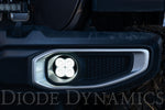 SS3 LED Fog Light Kit for 2020-2021 Jeep Gladiator White SAE/DOT Fog Sport w/ Backlight Type MR Bracket Kit Diode Dynamics