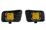 SS3 LED Fog Light Kit for 2009-2012 Ram 1500 Yellow SAE/DOT Fog Sport w/ Backlight Diode Dynamics