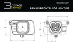 SS3 LED Fog Light Kit for 2009-2012 Ram 1500 White SAE/DOT Driving Pro w/ Backlight Diode Dynamics
