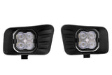 SS3 LED Fog Light Kit for 2010-2018 Ram 2500/3500 White SAE/DOT Fog Max w/ Backlight Diode Dynamics