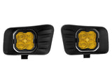 SS3 LED Fog Light Kit for 2010-2018 Ram 2500/3500 Yellow SAE/DOT Fog Max w/ Backlight Diode Dynamics