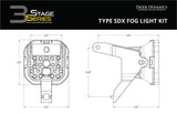 SS3 LED Fog Light Kit for 2004-2007 Ford Ranger White SAE/DOT Fog Sport w/ Backlight Diode Dynamics