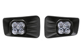 SS3 LED Fog Light Kit for 2007-2013 Chevrolet Avalanche Z71, White SAE/DOT Driving Pro Diode Dynamics