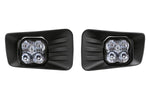 SS3 LED Fog Light Kit for 2007-2014 Chevrolet Tahoe Z71, White SAE/DOT Driving Sport with Backlight Diode Dynamics