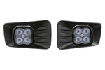 SS3 LED Fog Light Kit for 2015-2020 Chevrolet Suburban, White SAE/DOT Fog Sport with Backlight Diode Dynamics