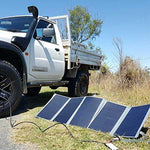Dobinsons 4x4 130 Watt Folding Solar Panel Kit with MPPT Charging Module