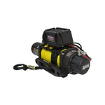 Dobinsons 12V Electric Winch - 12,000 LBS Capacity with Synthetic Rope, Hawse Fairlead and Remote Control(EW80-3815S)