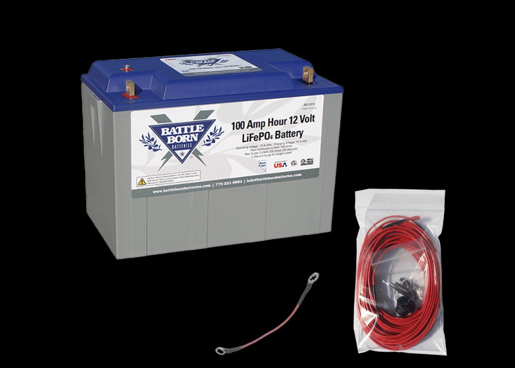 100Ah 12V LiFePO4 Heated Battery Kit – 1 Battery