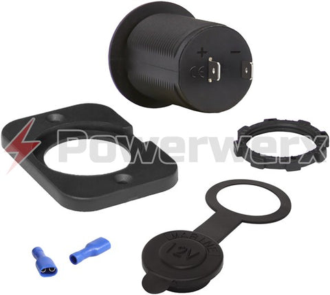 marine cigarette lighter receptacle QC 3.0 USB Outlet 12V Boat Waterproof Socket Splitter 12 Volt DC Power Charger Adapter DIY Kit with Blue LED Dual USB Ports for Rocker Switch Panel on Stay powered up on your marine adventures with the Kohree Marine 12V Outlet WEST MARINE Single Receptacle &