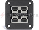 Powerwerx PanelPlateSBDual for Anderson SB50 Series Connectors
