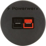 Powerwerx PanelPole1, Panel Mount Housing for a Single Powerpole Connector with a Weather Tight Cover